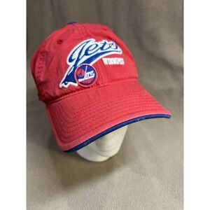 Winnipeg‎ Jets NHL Red Blue Baseball Cap Hat Adult Classic S/M